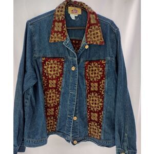 Barn fly tapestry denim jacket